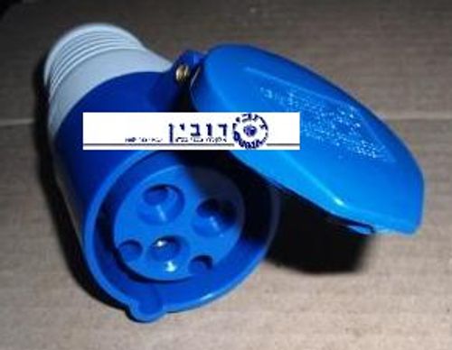 תקע כח נייד חד פאזי 3 פינים 3X16A דגם LX-013