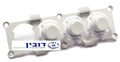 סט 3 לחצנים עגולים ואחד חסר ללא נורה