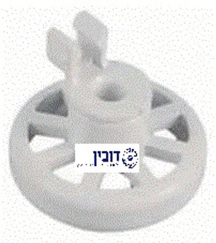גלגל סלסלה תחתון לבן מדיח בקו בלומברג