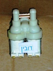 ברז כפול מאונך דק