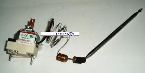 טרמוסטט חד פאזי 50-300 + כפתור