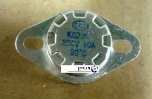 טרמוסטט פתוח קטן 60 עם ברגים פחית קבועה