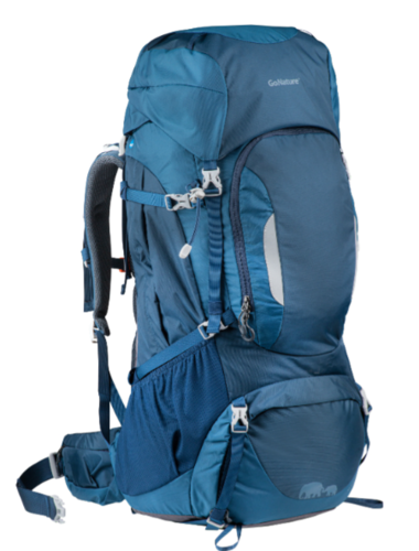 תרמיל  GN MCKINLEY 65+10L כחול - Go Nature 