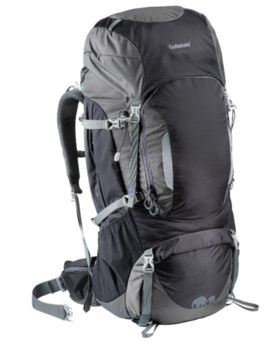 תרמיל  GN MCKINLEY 65+10L שחור - Go Nature 