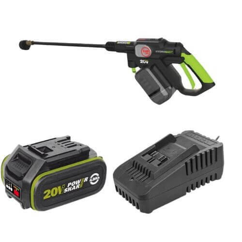 מכונת שטיפה בלחץ נטענת 20V עם אביזרים וסוללה 4AH  WU633.91 Brushless