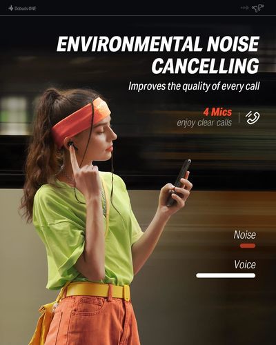 אוזניות אלחוטיות EC6519 עם חיבור בלוטוס לשמיעת מוסיקה ולשיחות טלפון Dobuds מבית DONNER