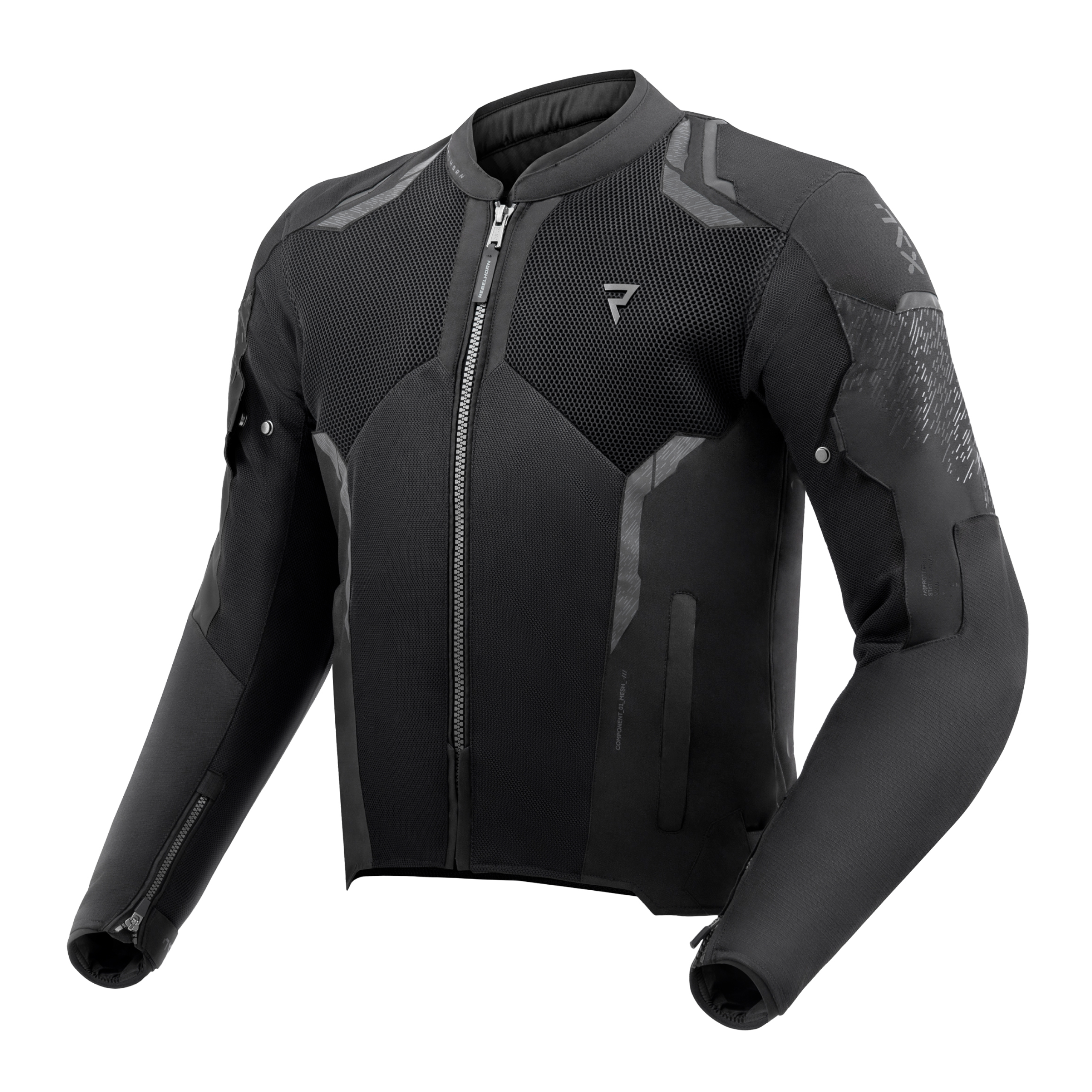 מעיל רב עונתי רבל הורן שחור - REBELHORN JAX JACKET