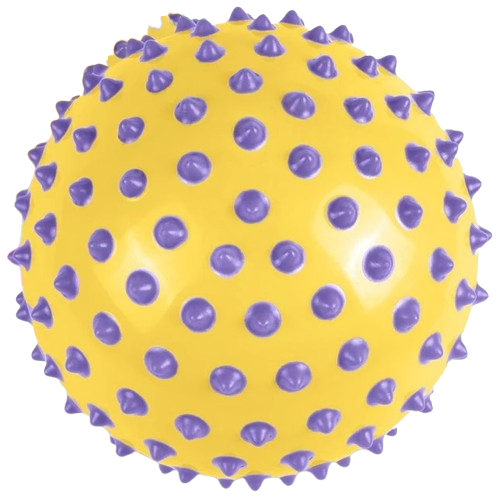 כדור תחושות/עיסוי ענק אטום ורך עם זיזים בגודל 18 ס