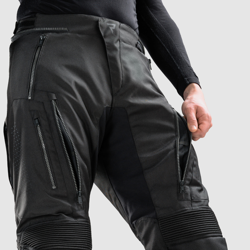 מכנס רכיבה ממוגן וחסין מים רבל הורן שחור - REBELHORN HIKER 4 TEXTILE PANTS