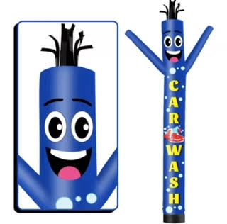 בובת פרסום לשטיפת מכוניות 6 מטר