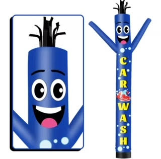 בובת פרסום לשטיפת מכוניות 6 מטר