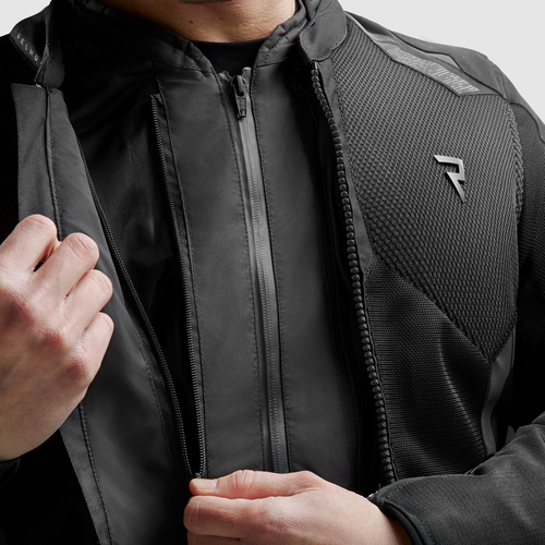 מעיל רב עונתי רבל הורן שחור - REBELHORN JAX JACKET