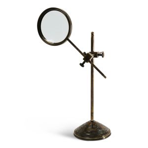 מעמד זכוכית מגדלת נחושת Stand Magnifier