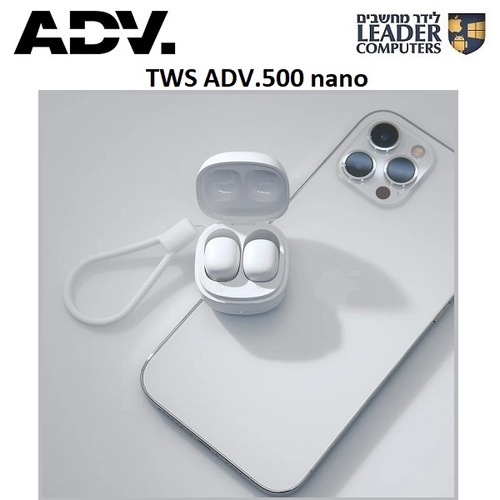 אוזניות בלוטות' קטנות ADV. 500 TWS Earbuds