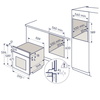 תנור אפיה בנוי ELECTROLUX ניקוי פירוליטי EOP6526X