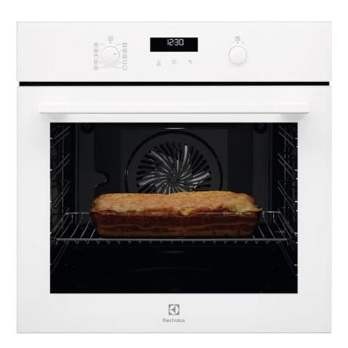 תנור בנוי פירוליטי 71 ליטר Electrolux EOP6526V תוצרת גרמניה - גימור זכוכית לבנה אחריות ע"י היבואן הרשמי