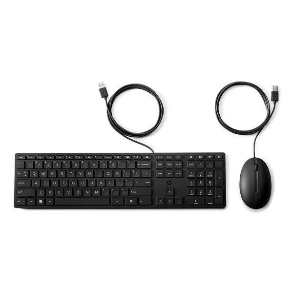 HP Wired Desktop 320MK Mouse and Keyboard-HE
