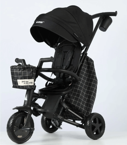 תלת אופן דו כיווני מתקפל 6 ב-1 MINENE X QPLAY שחור