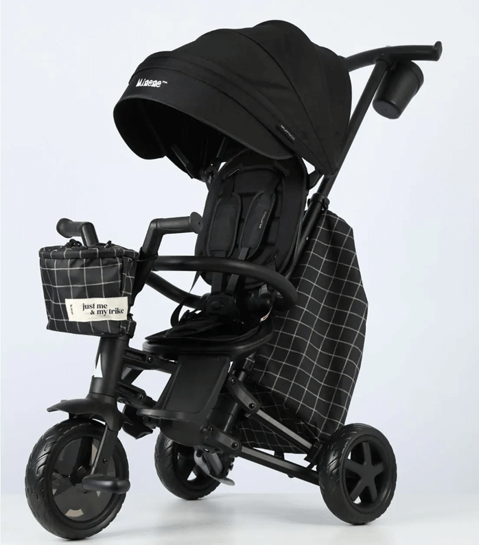 תלת אופן דו כיווני מתקפל 6 ב-1 MINENE X QPLAY שחור