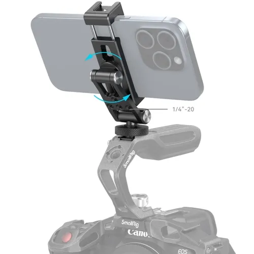 מחזיק טלפון מתכוונן עם תושבת נעל SmallRig 4מחזיק טלפון מתכוונן עם תושבת נעל SmallRig 4382382