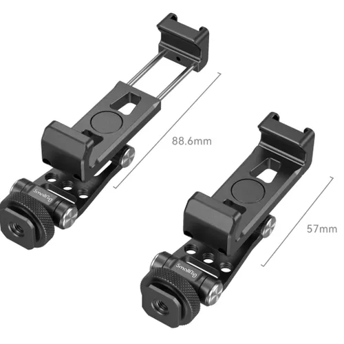 מחזיק טלפון מתכוונן עם תושבת נעל SmallRig 4382
