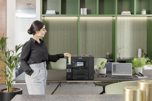 מדפסת ‏הזרקת דיו ‏משולבת Epson EcoTank L6550 אפסון