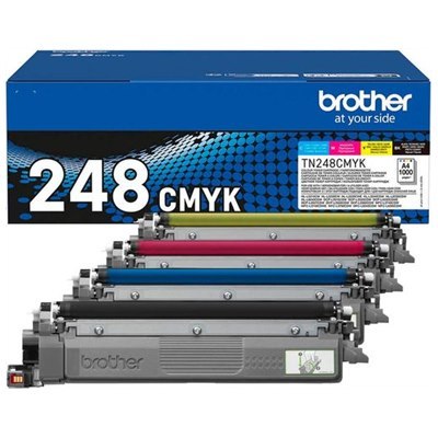 סט 4 טונרים מקוריים Brother TN248