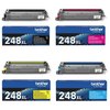 סט 4 טונרים מקוריים ברדר TN248XL