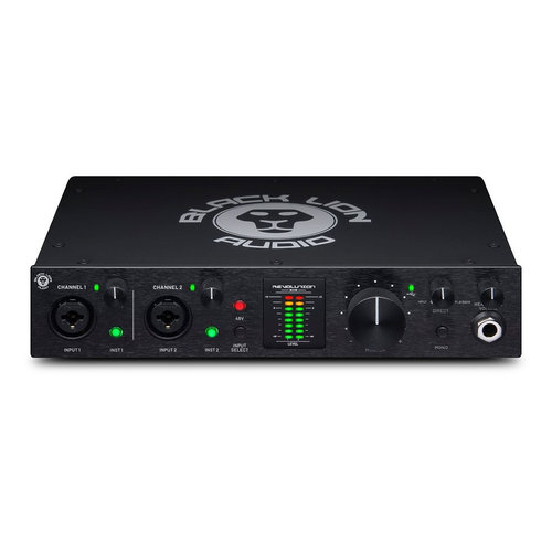 כרטיס קול חיצוני מקצועי מחברת Black Lion Audio דגם Revolution 2X2