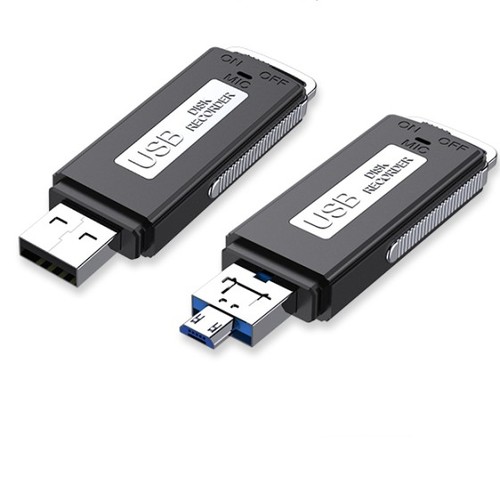 מקליט קול נייד 3 ב-1 עם חיבור OTG ו-USB 