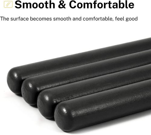 מארז 2 זוגות מקלות תופים EC1144 מייפל 5A + מנשא 5A Drumsticks Classic Maple Wood בצבע שחור מבית DONNER