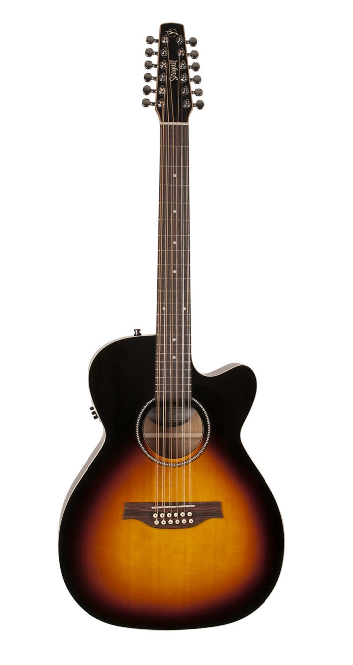 גיטרה אקוסטית 12 מיתרים מוגברת Seagull S12 Concert Hall CW Spruce Sunburst GT EQ