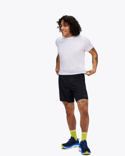 M GLIDE 7'' SHORT 2iIN1-שחור -  מכנסי ריצה גברים הוקה