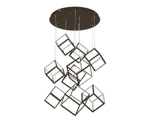 9 על בסיס עגול שחור LED 300W