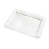 משטח החתלה חלק ג’רזי לבן
