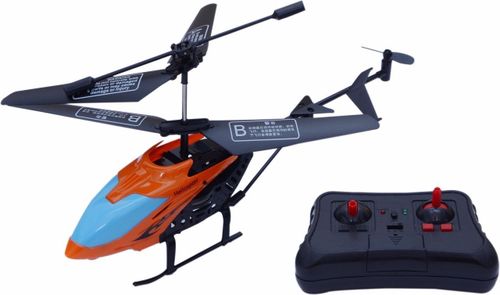 מסוק Spark Heli עם שלט רחוק, מייצב ג'יקוסקופי, 3.5 ערוצים ואורות (מגוון צבעים)