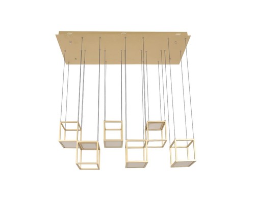 6 על בסיס מלבן זהב LED 40W