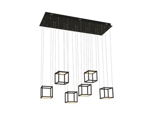 6 על בסיס מלבן שחור LED 40W