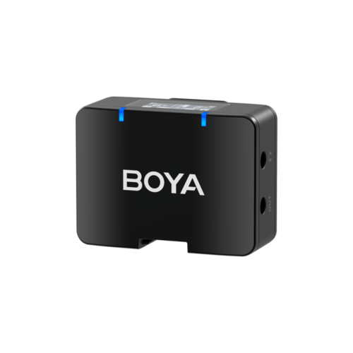 BOYA BOYAMIC סט אלחוטי כפול עם קייס טעינה ומחברים מתחלפים TYPE C /LIGHTNING/3.5MM