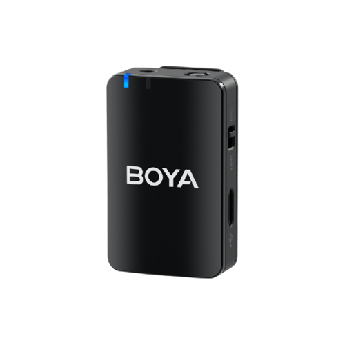 BOYA BOYAMIC סט אלחוטי כפול עם קייס טעינה ומחברים מתחלפים TYPE C /LIGHTNING/3.5MM