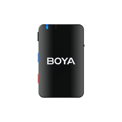 BOYA BOYAMIC סט אלחוטי כפול עם קייס טעינה ומחברים מתחלפים TYPE C /LIGHTNING/3.5MM