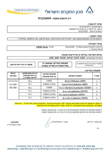 סדין ניילון / שעוונית לעריסת תינוק עד מידה 90 על 60 ס