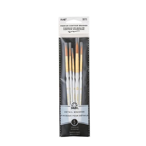 סט 5 מכחולים שיעור עגולים דקים DETAIL BRUSHES