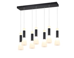7 תלוי על בסיס מלבן שחור LED 7X7W