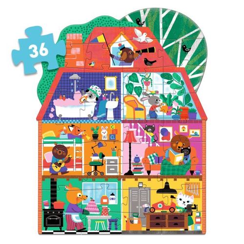 פאזל רצפה - הבית 36 חלקים