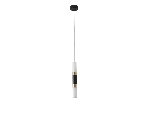 תלוי שחור+פליז LED 6W