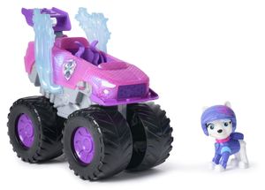 רכב ההצלה של רוקסי עם גלגלי ענק ודמות