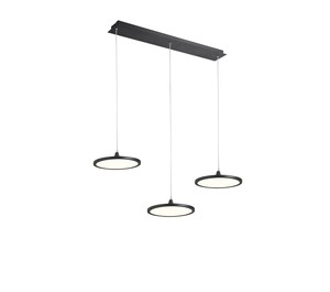 3 תלוי שחור על בסיס מלבן LED 72W