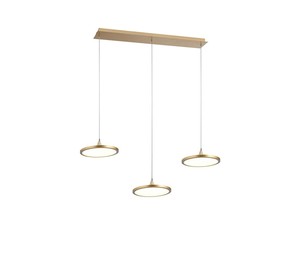 3 תלוי פליז על בסיס מלבן LED 72W