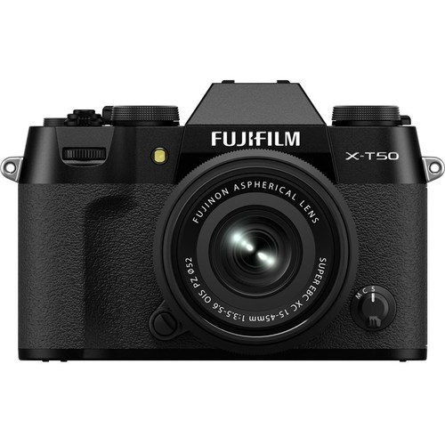מצלמה חסרת מראה פוג'י Fujifilm X-T50 +15-45mm - יבואן רשמי